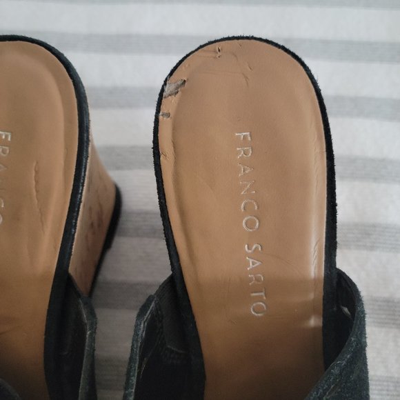Franco Sarto Platform Wedge Slides - Picture 2 of 9
